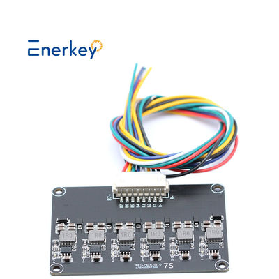 comprare BMS Active Equalizer 24V 1A 7S Active Balancer Lipo / Lifepo4 Battery Balancing Board fabbricazione online