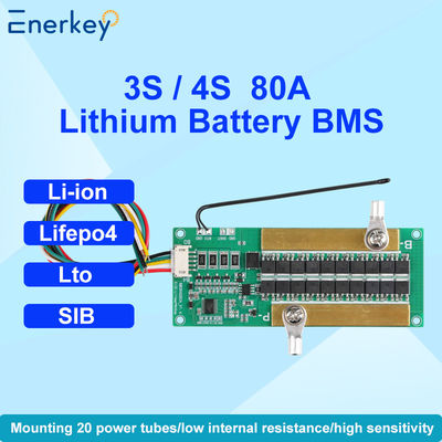 comprare Enerkey Standard NMC/LFP/LTO/SIB BMS 3S 4S 10A-80A Pico 150A con NTC e BMS hardware di cella di bilanciamento fabbricazione online