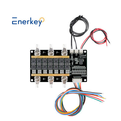 comprare Enerkey Hardware BMS 200A 5S 6S 7S 12V 24V Battery Protection Board con bilanciamento passivo e NTC fabbricazione online