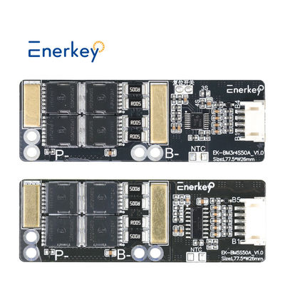 Enerkey 3s 4s 5s 50A BMS Per 14.4V 14.8V Li-ion/Litio/Li-polimero 12V 12.8V Batteria