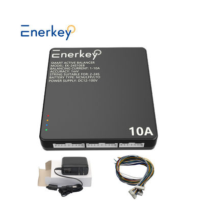 10W Consumo di energia Black Smart Active Balancer 8A 4S 8S 16S 17S 24S Smart BMS per utensili elettrici