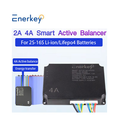 Enerkey 5TH Active Balancer per Lifepo4 / Li-ion Battery Equalization in 8S 10S 14S 16S