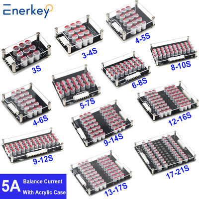 Enerkey 5A 3S 4S 5S 6S 7S 8S 9S 10S 12S 14S 16S 17S 21S Equalizzatore attivo al litio con piastra acrilica Li-ion/Lto/Lifepo4 Battery Balancer per scooter